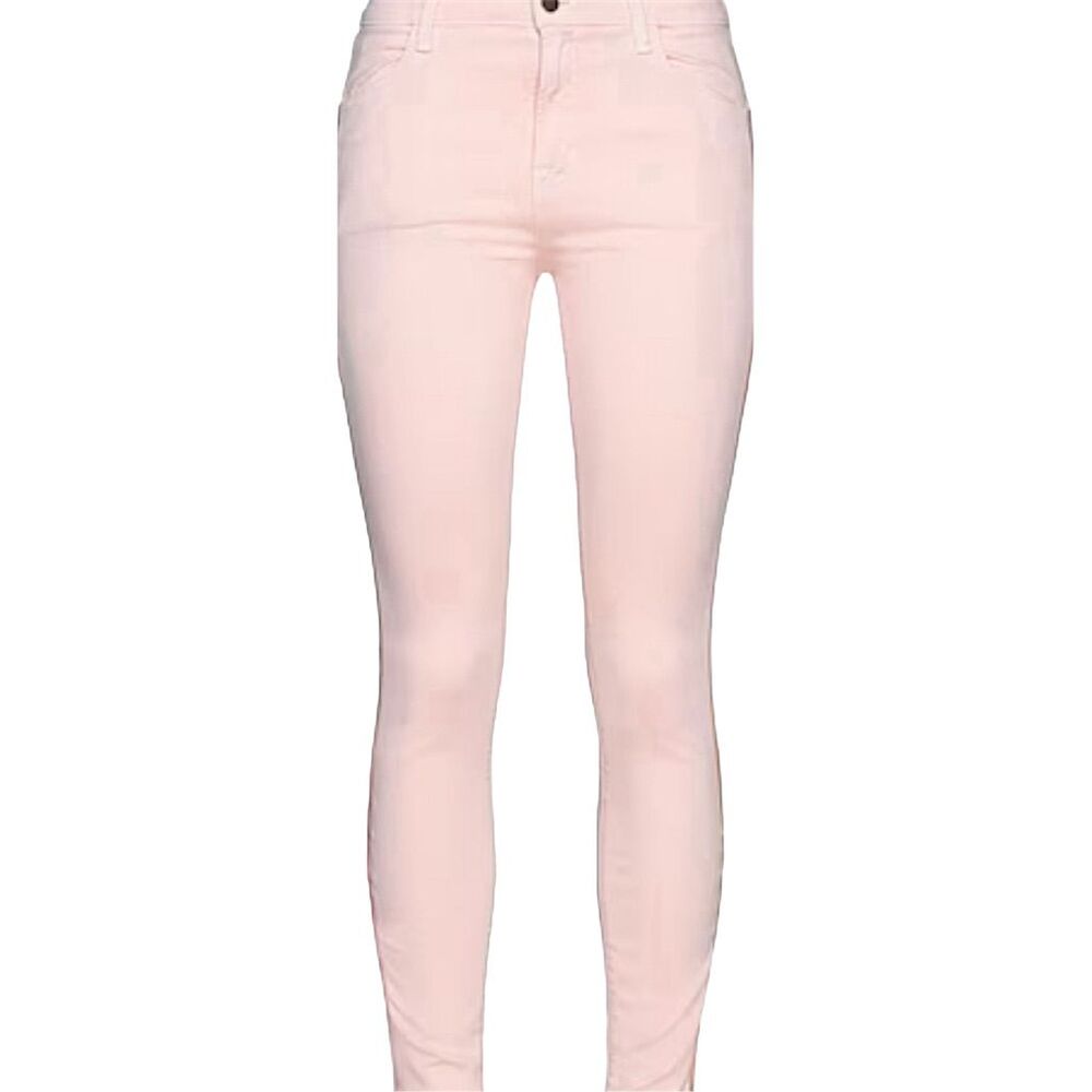 J Brand Women's Alana Skinny Jeans Light Pink Size 26 High-Rise Denim